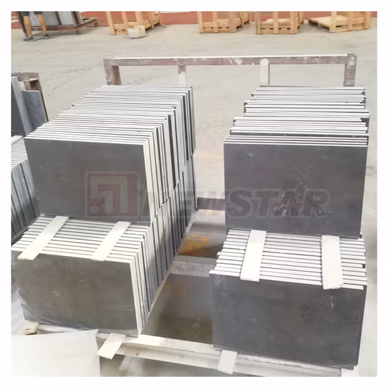 천연석 블루 석회암 프렌치 패턴 블랙 대리석 불꽃 석회암 블루스톤 블랙 스톤 포장재